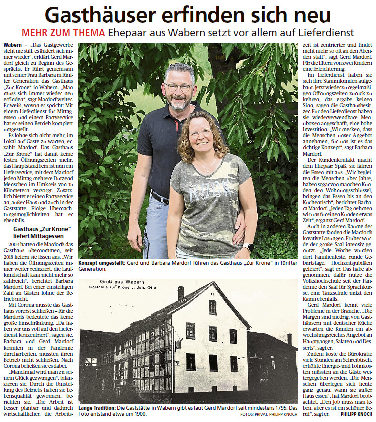 Zeitungsbericht HNA